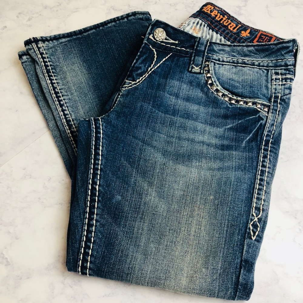 Rock revival Easy boot  embellished jeans